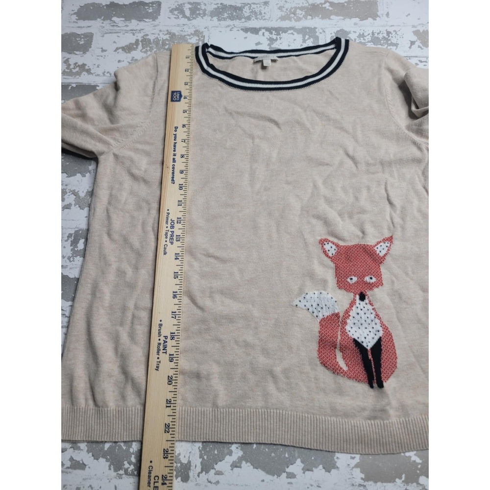 Talbots Petites Shy Fox‎ Sweater Women's Petite Large - Picture 4 of 7